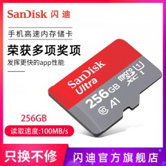 sandisk闪迪官方内存256g卡microsd存储卡tf卡手机内存卡switch卡