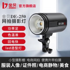 金贝DE250w摄影灯套装柔光箱摄影棚摄影器材拍摄灯补光灯影室闪光灯