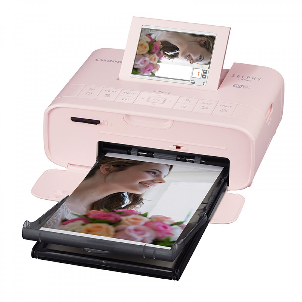 佳能CP1300热升华照片打印机 无线WIFI手机打印 小型家用便携迷你彩色相片冲印手账相机打印 包教包会 不褪色