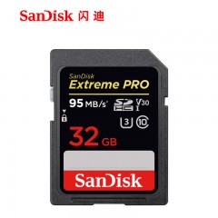 sandisk闪迪至尊超极速SD相机存储卡32G高速数码微单反内存卡 读取速度95mb/s