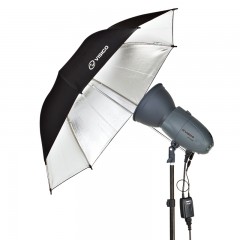 VISICO韦思 专业黑银反光伞 直径100cm 高品质外黑内银反光伞