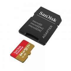 SanDisk闪迪64g无人机TF卡micro sd卡存储卡运动相机卡