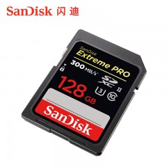 SanDisk闪迪SD卡高速存储卡128G 数码相机内存卡闪存卡300MB/s