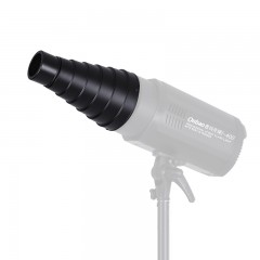 束光筒猪嘴摄影灯闪光灯影棚通用蜂巢网格保荣标准聚光筒摄影配件