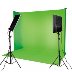 南冠抠图抠像便携背景架灯光套装摄像视频人像合成绿幕背景架