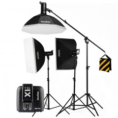 神牛摄影灯SKII400W二代影室闪光灯套装柔光箱摄影棚服装人像器材拍照灯拍摄补光打光灯
