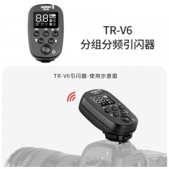 金贝TR-V6影室灯摄影灯闪光灯无线引闪器发射器遥控器摄影器材