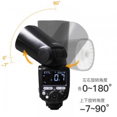 永诺YN650EX-RF圆形机顶闪光灯佳能单反TTL高速同步外拍灯热靴灯