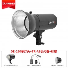 金贝DE250w摄影灯套装柔光箱摄影棚摄影器材拍摄灯补光灯影室闪光灯