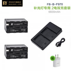 沣标2电双充索尼np-f970电池充电器snoy2500 1000C NX100 F750