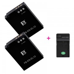 FB沣标EN-EL12电池适用尼康S610 S6150 S1200 S8200 EL12相机电池