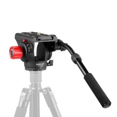 劲捷VT-3520液压云台三脚架单反摄像机微单视频观鸟摄影云台
