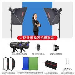 金贝DMII600W+400W/300+500W摄影灯套装摄影棚闪光灯补光灯人像服装电商产品家具家电婚纱影楼拍照打光灯