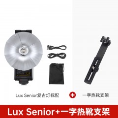 神牛Lux Senior复古闪光灯单反微单数码胶片相机外置机顶灯热靴灯内置锂电池适用于索尼富士佳能尼康松下通用
