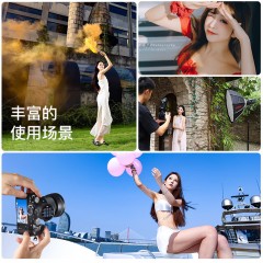 金贝HD400MAX便携外拍闪光灯400W手持锂电摄影灯高速同步TTL自动测光连拍频闪中英文触屏影棚外景补光保荣口
