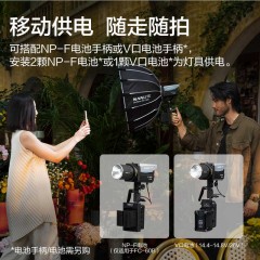 Nanlite南光FC-60B/120B 双色温led补光灯常亮灯直播间灯光视频影棚拍摄灯户外摄影灯便携