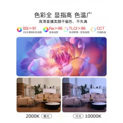 金贝JL300C全彩COB视频直播补光灯300W影视棚led专业摄影灯主播专用RGB氛围背景发丝打光灯影棚人像拍照常亮