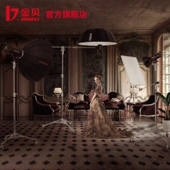 金贝JF-238A摄影影视钢管灯架摄影灯闪光灯摄影棚拍摄视频支架