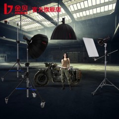 金贝BM-395重型摄影灯升降架手摇影视架支架摄影棚广告拍摄带滑轮
