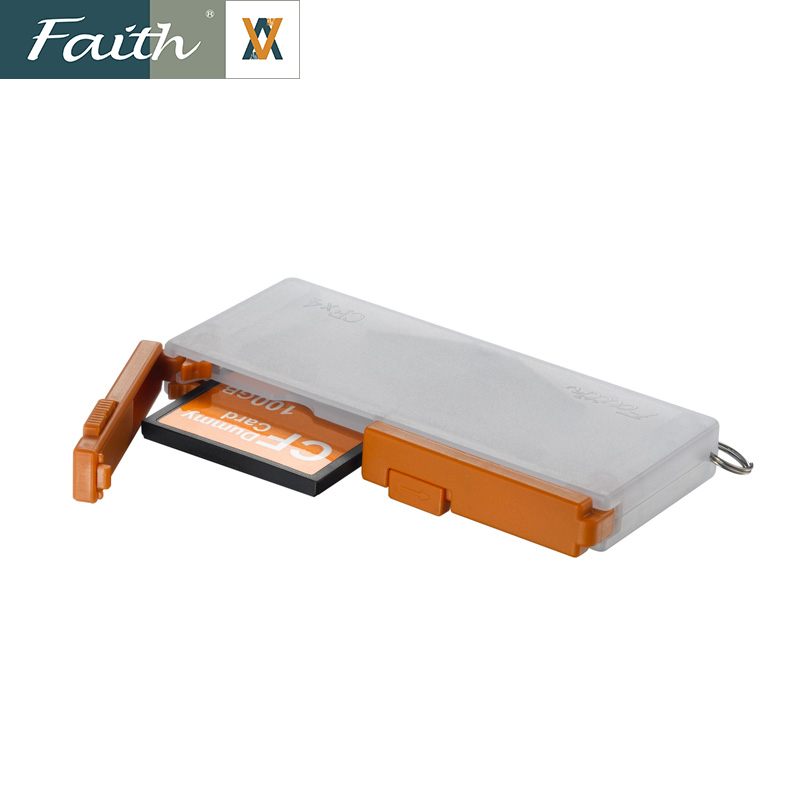 Faith 辉驰 CF卡盒 可装4张内存卡 附送SD卡套1张