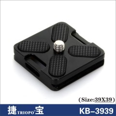 TRIOPO捷宝KB-3939快装板适用B-1、2KK-1S、NB-1.2系列云台 正品