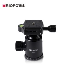 TRIOPO捷宝D-2A三脚架云台 相机摄影摄像云台 包含快装板水平仪