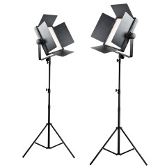 神牛LED1000摄影灯led摄像灯视频微电影拍摄补光灯录像灯两灯套装