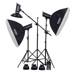 神牛Quicker系列300W影室灯摄影棚摄影灯套装 专业人像影棚拍照灯