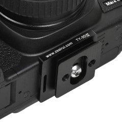 思锐TY5DII 三脚架相机云台 佳能5D2 5DII 专业型快装板 支持竖拍