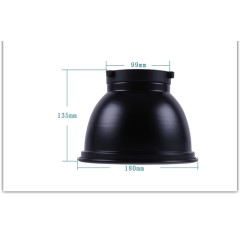 摄影灯标准罩 灯碗 打硬光配件 配合四叶挡板使用