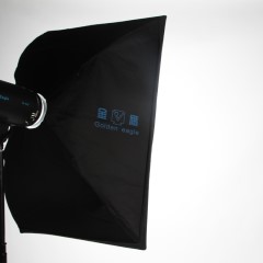 金鹰70*100cm长方形专业柔光箱柔光罩闪光灯摄影灯箱反射柔光布罩