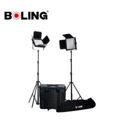 摄影器材 柏灵BL-1300P平板影视灯LED灯光户外现场布光两灯套装